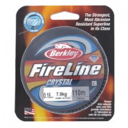 Fireline 0,15mm rijggaren Crystal 110 meter 